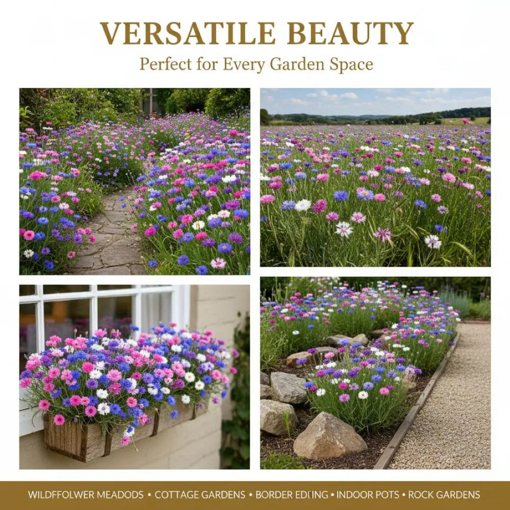 Premium Cornflower Seeds🌸180 Seeds