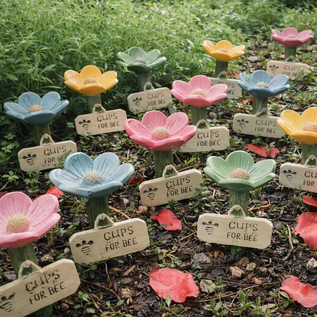 ⏳Limited-time 50% off🐝Flower-Shaped Bee Watering Station💧