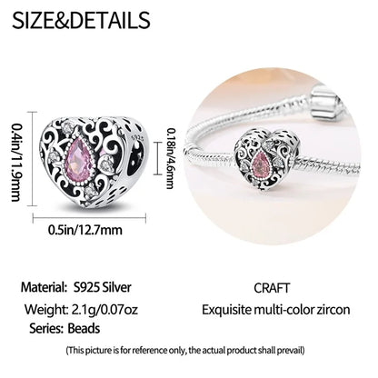 2024 Original New in Romantic Retro Classic Series Lotus Charm Beads Fits Pandach Bracelet Women 925 Silver Pendant Bead Jewelry