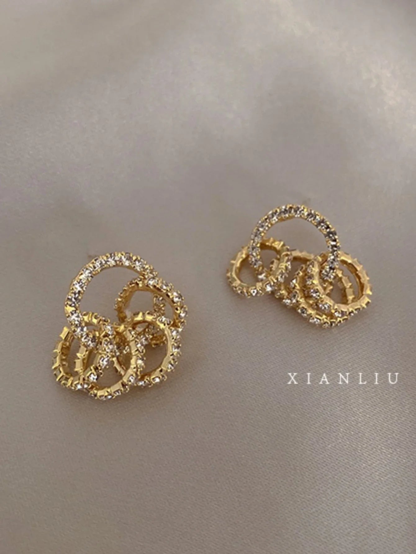 2PC Simple and Fashionable U-shaped Earrings Exquisite Women's Daily Leisure Party Earrings Outdoor Festival Gifts-030