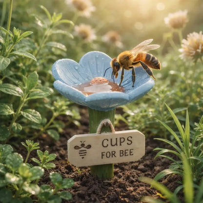 ⏳Limited-time 50% off🐝Flower-Shaped Bee Watering Station💧